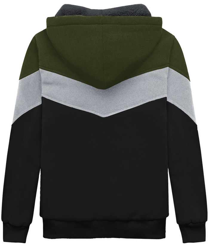 ZITY Boy's Collar Fleece Zip Up Hoodie-ZPK005858 | Zitysports