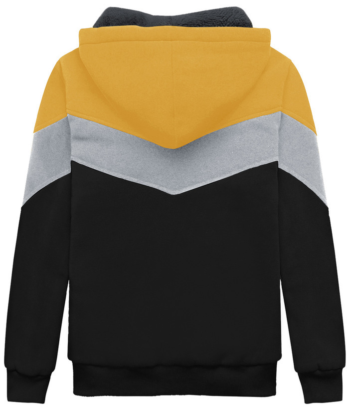 ZITY Boy's Collar Fleece Zip Up Hoodie-ZPK005858 | Zitysports