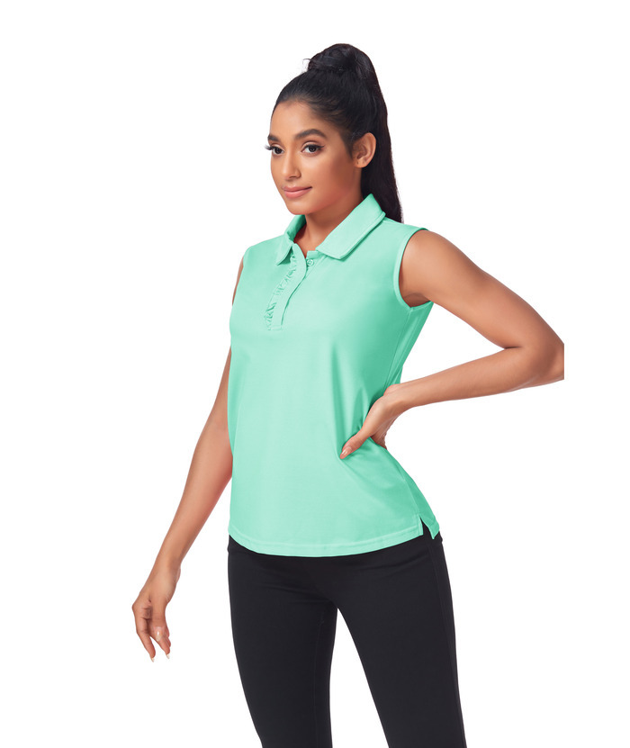 ZITY Women's Sleeveless UPF 50+ Sun Protection Golf Shirt-ZPK008259 | Zitysports