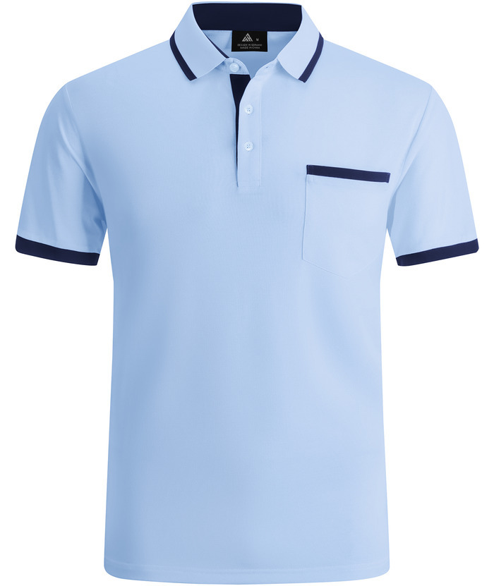ZITY Men's Slim Fit Sports Short Sleeved with Pocket Polo Shirt-ZPK007922 | Zitysports