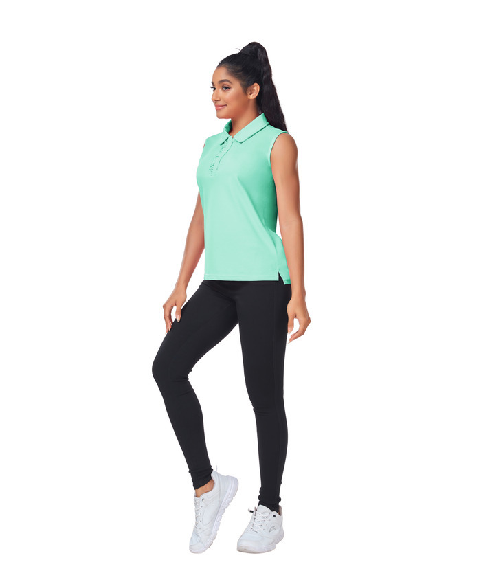 ZITY Women's Sleeveless UPF 50+ Sun Protection Golf Shirt-ZPK008259 | Zitysports