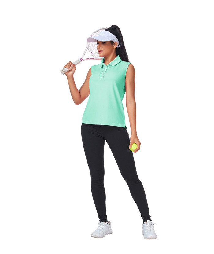 ZITY Women's Sleeveless UPF 50+ Sun Protection Golf Shirt-ZPK008259 | Zitysports
