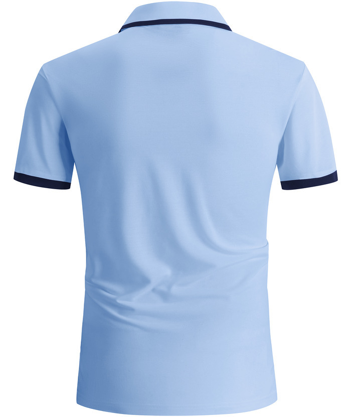ZITY Men's Slim Fit Sports Short Sleeved with Pocket Polo Shirt-ZPK007922 | Zitysports