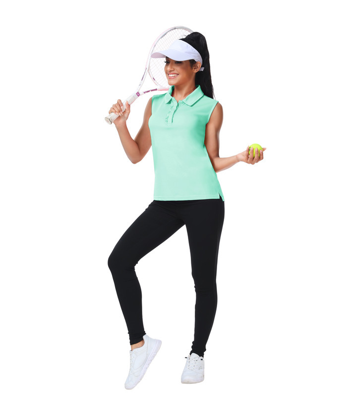 ZITY Women's Sleeveless UPF 50+ Sun Protection Golf Shirt-ZPK008259 | Zitysports