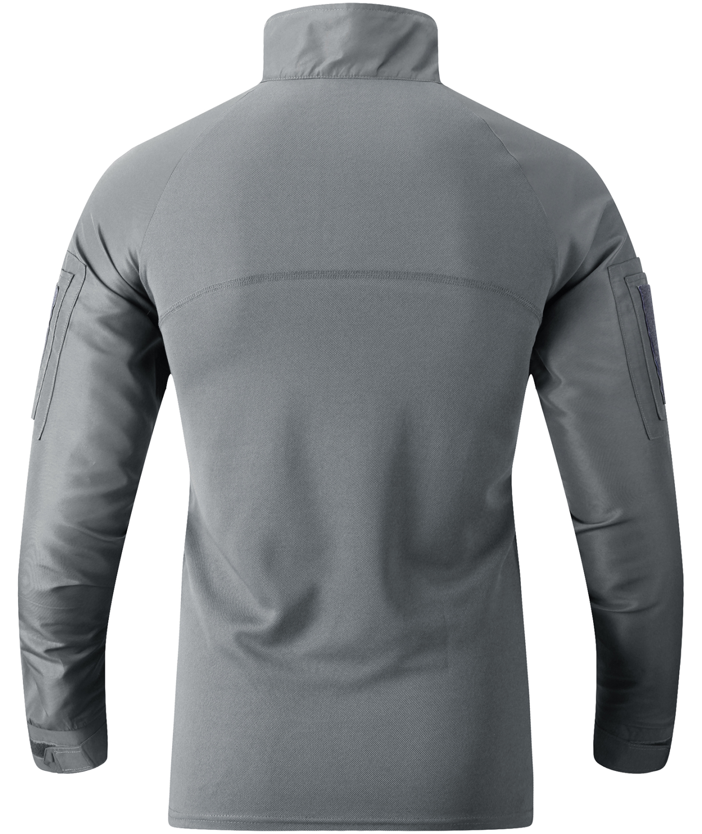 ZITY Men's Quarter Zip Up Long Sleeve Polo Shirt-CFMPO00042