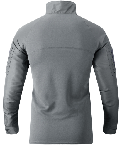 ZITY Men's Quarter Zip Up Long Sleeve Polo Shirt-CFMPO00042