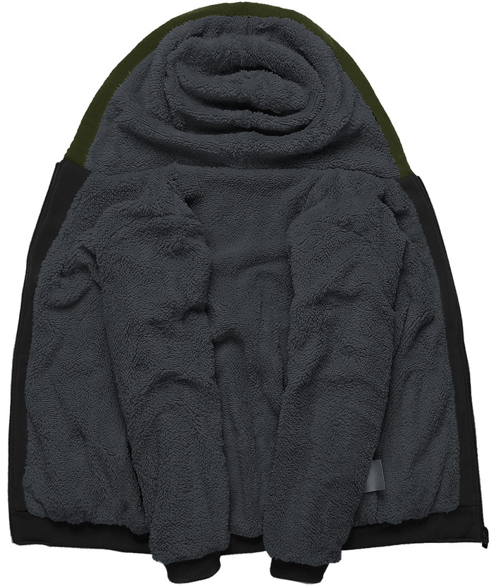 ZITY Boy's Collar Fleece Zip Up Hoodie-ZPK005858 | Zitysports