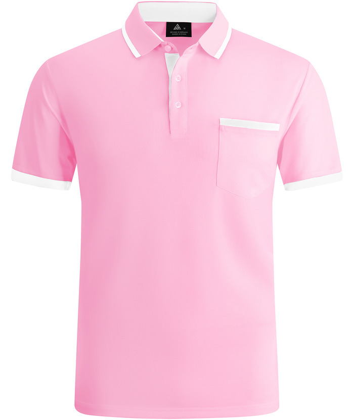 ZITY Men's Slim Fit Sports Short Sleeved with Pocket Polo Shirt-ZPK007922 | Zitysports