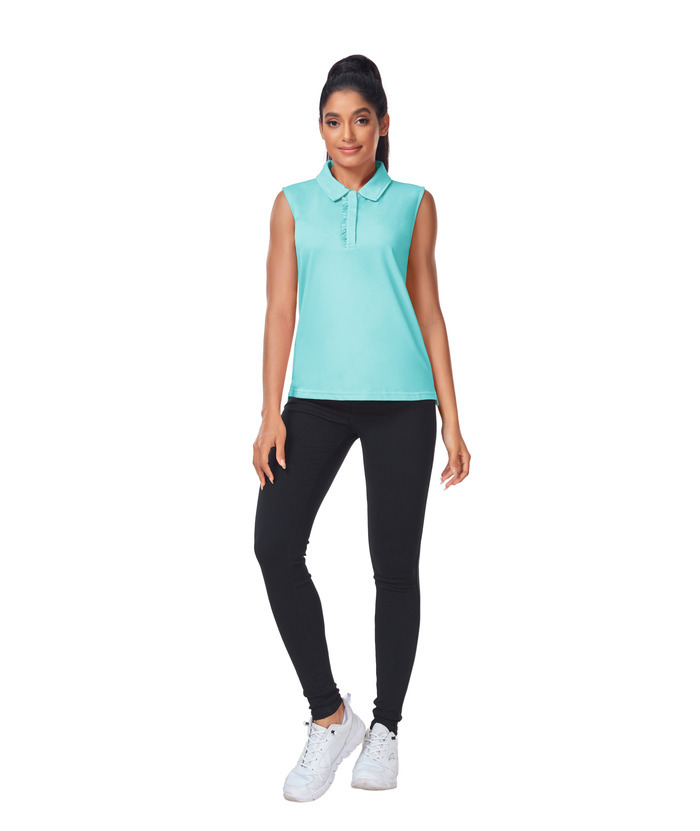 ZITY Women's Sleeveless UPF 50+ Sun Protection Golf Shirt-ZPK008259 | Zitysports