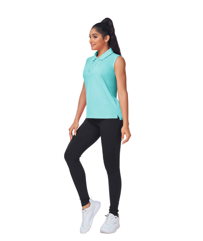 ZITY Women's Sleeveless UPF 50+ Sun Protection Golf Shirt-ZPK008259 | Zitysports