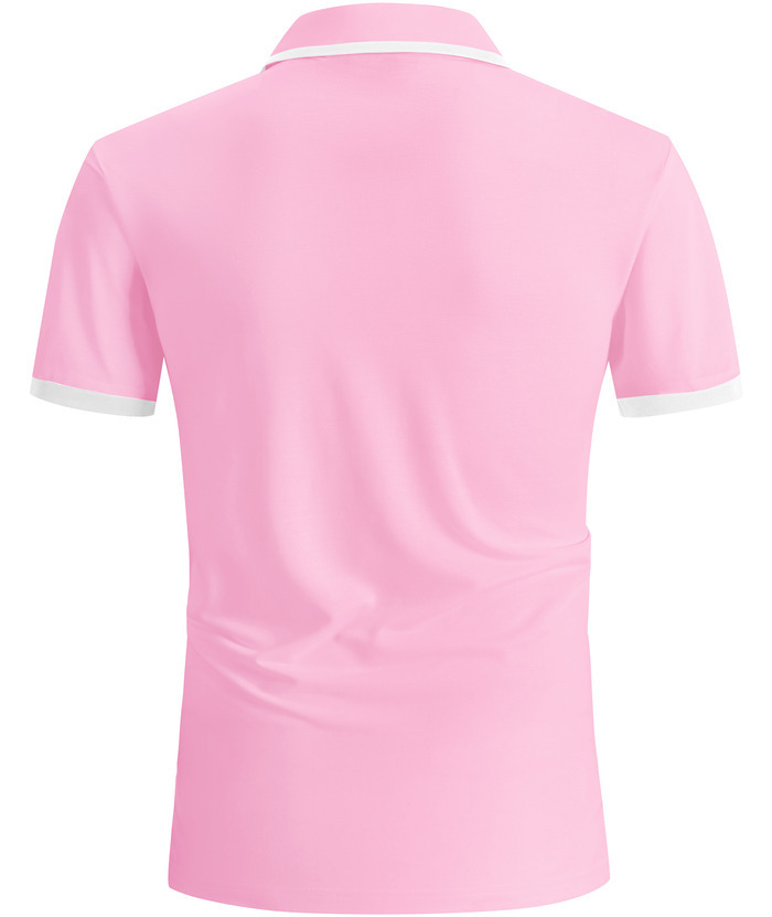ZITY Men's Slim Fit Sports Short Sleeved with Pocket Polo Shirt-ZPK007922 | Zitysports