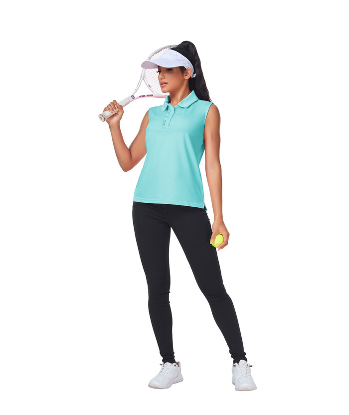 ZITY Women's Sleeveless UPF 50+ Sun Protection Golf Shirt-ZPK008259 | Zitysports