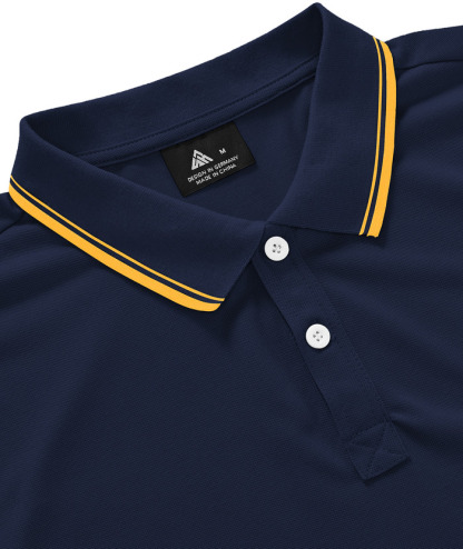 ZITY Men's Solid Color Slim Fit Golf Polo Shirt-CUMPO02668