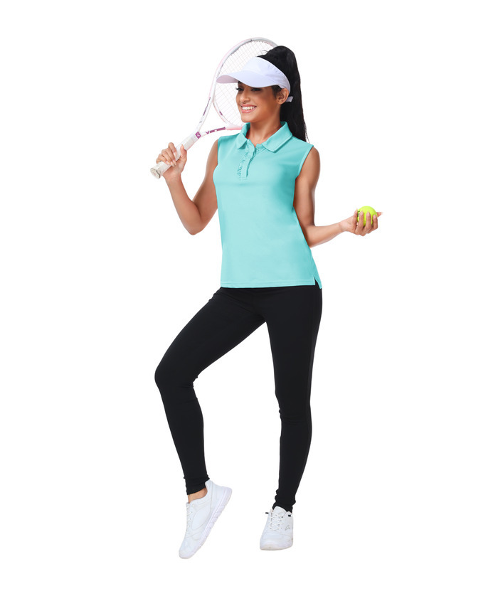 ZITY Women's Sleeveless UPF 50+ Sun Protection Golf Shirt-ZPK008259 | Zitysports