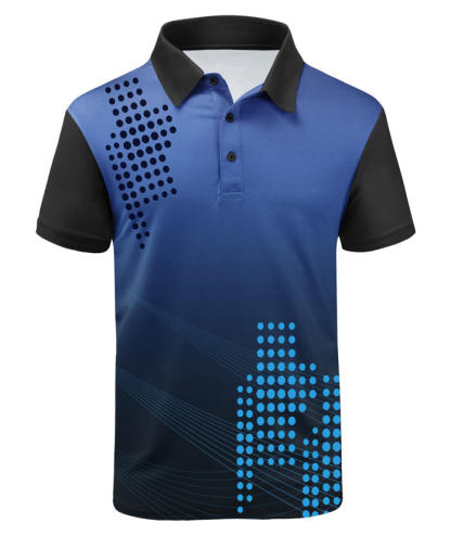 ZITY Men's Printed Casual Summer Dri Fit Sports Polo Shirt-APOH700039
