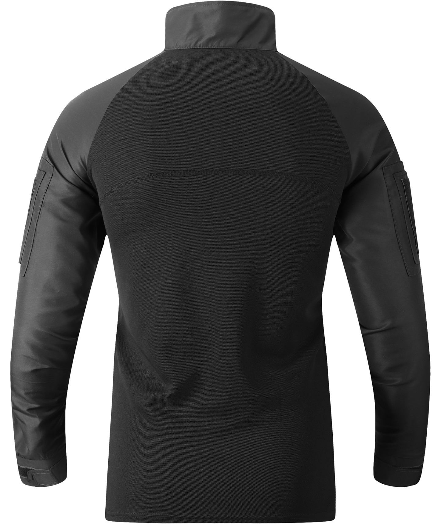 ZITY Men's Quarter Zip Up Long Sleeve Polo Shirt-CFMPO00042