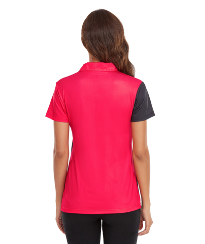 ZITY Women's Sports Slim Fit Quick Dry Gold Polo Shirt-CFWZZ00010
