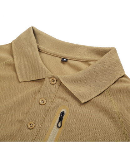 ZITY Men's Long Sleeve Quick-Dry Tactical Polo Shirt For Outdoor Hunting-ZPK000770 | Zitysports