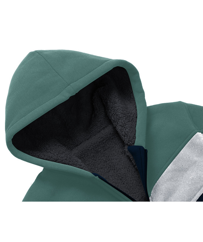 ZITY Boy's Collar Fleece Zip Up Hoodie-ZPK005858 | Zitysports