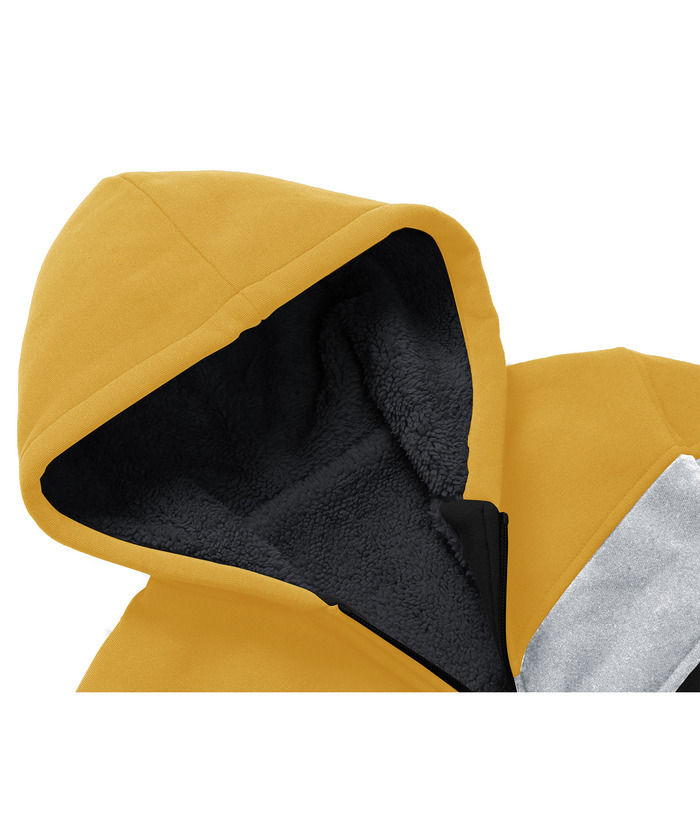 ZITY Boy's Collar Fleece Zip Up Hoodie-ZPK005858 | Zitysports