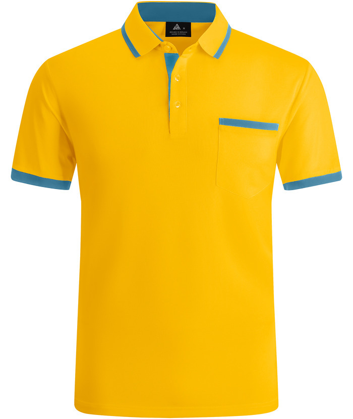 ZITY Men's Slim Fit Sports Short Sleeved with Pocket Polo Shirt-ZPK007922 | Zitysports