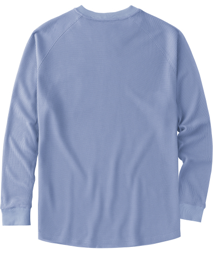 ZITY Men's Long Sleeve Casual Waffle Thermal Henley Shirt-CUMLS03493