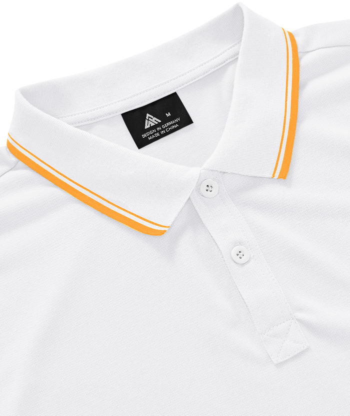 ZITY Men's Solid Color Slim Fit Golf Polo Shirt-CUMPO02668