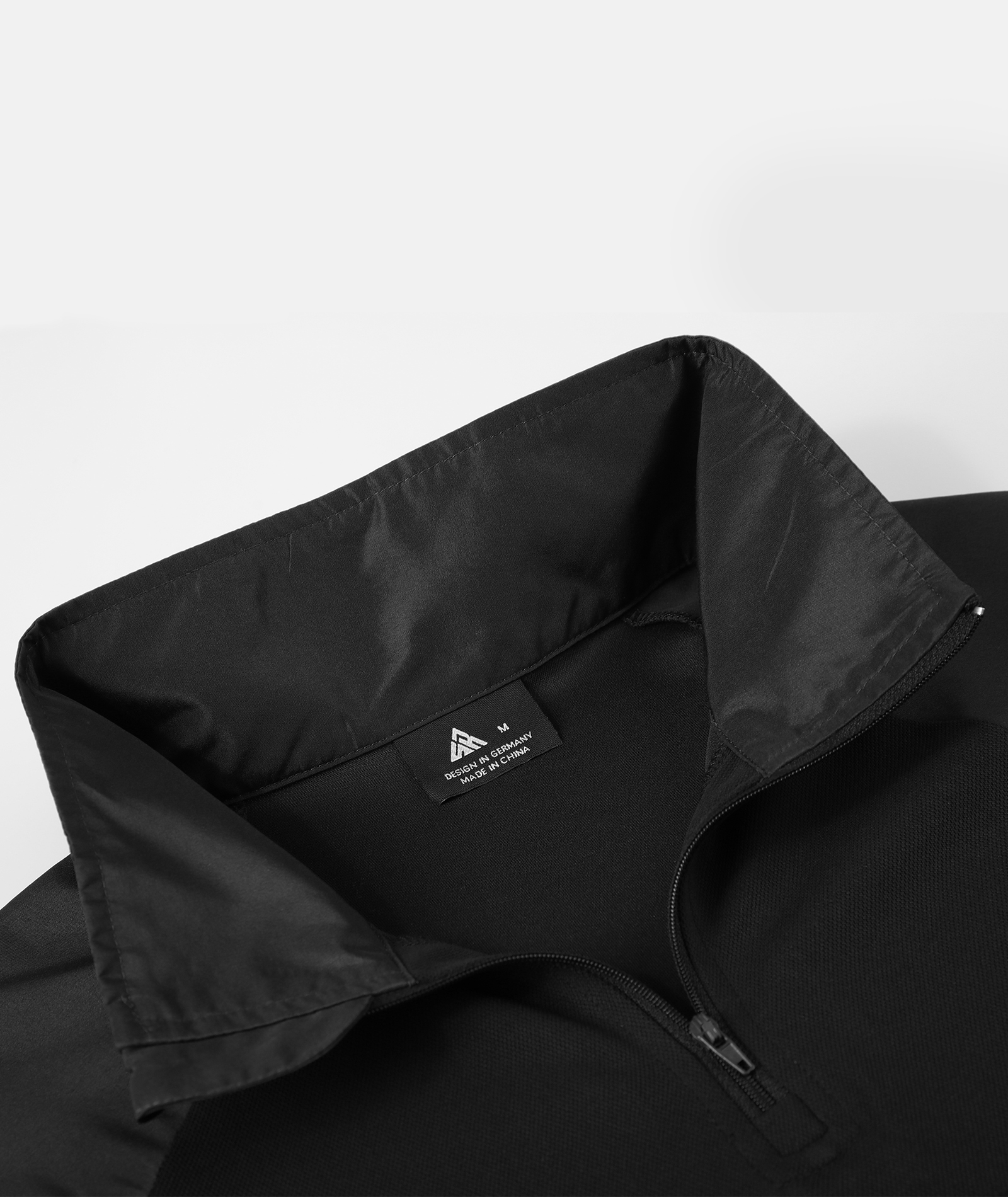 ZITY Men's Quarter Zip Up Long Sleeve Polo Shirt-CFMPO00042