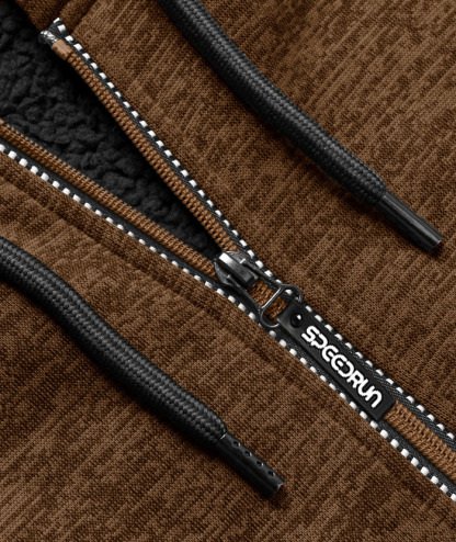 ZITY Men's Warm Fleece Solid Color Casual Zip Up Hoodie-ZPK005323 | Zitysports