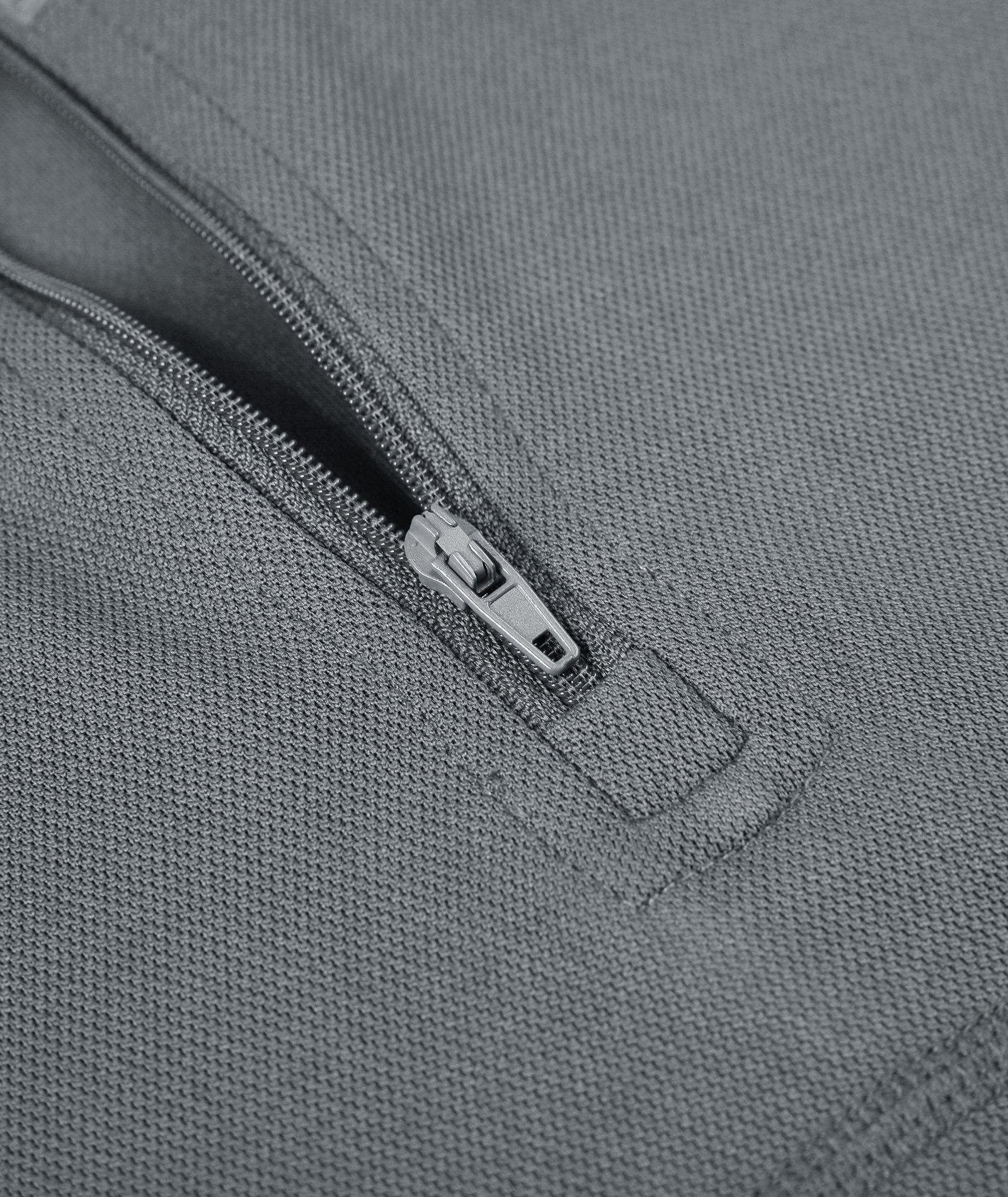 ZITY Men's Quarter Zip Up Long Sleeve Polo Shirt-CFMPO00042