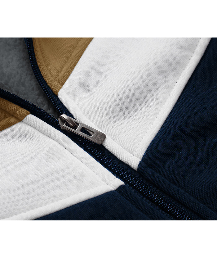 ZITY Boy's Collar Fleece Zip Up Hoodie-ZPK005858 | Zitysports