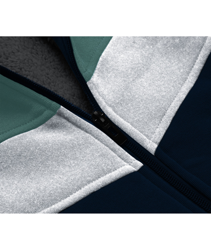 ZITY Boy's Collar Fleece Zip Up Hoodie-ZPK005858 | Zitysports