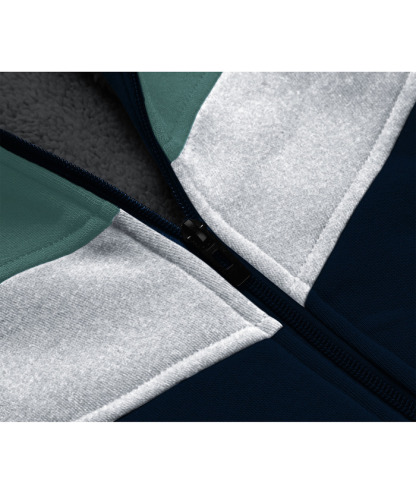 ZITY Boy's Collar Fleece Zip Up Hoodie-ZPK005858 | Zitysports