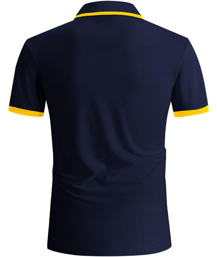 ZITY Men's Slim Fit Sports Short Sleeved with Pocket Polo Shirt-ZPK007922 | Zitysports