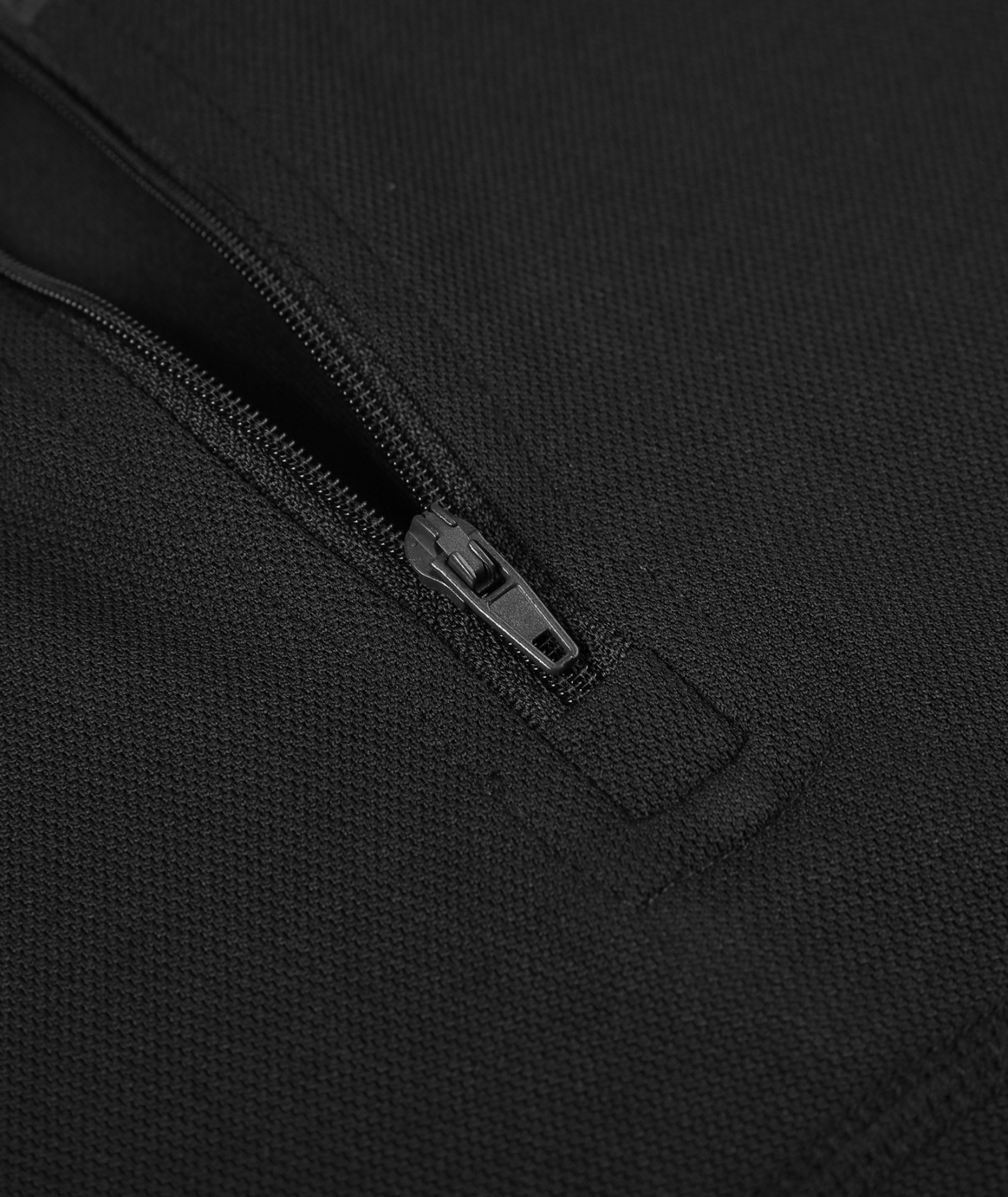 ZITY Men's Quarter Zip Up Long Sleeve Polo Shirt-CFMPO00042