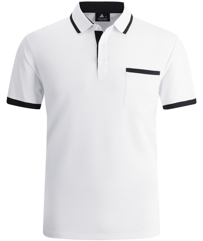 ZITY Men's Slim Fit Sports Short Sleeved with Pocket Polo Shirt-ZPK007922 | Zitysports