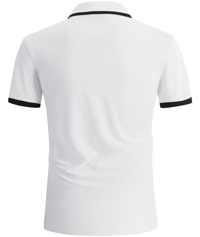 ZITY Men's Slim Fit Sports Short Sleeved with Pocket Polo Shirt-ZPK007922 | Zitysports