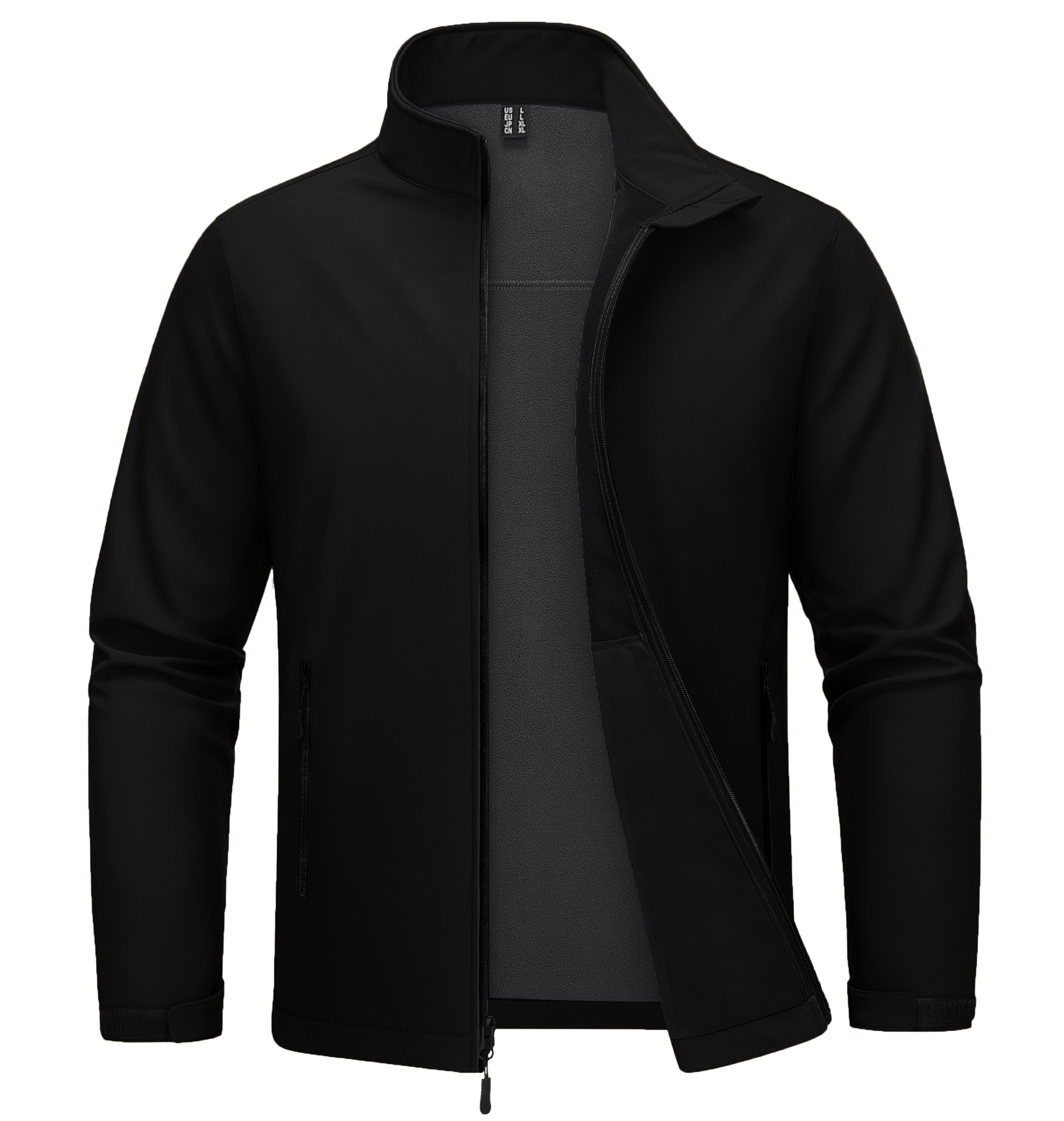 ZITY Men's Waterproof Fleece Lined Softshell Jacket-CEMJA06342
