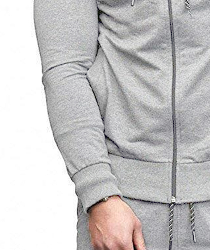 ZITY Men's Full-Zip Long Sleeve Workout Slim Fit Outdoor Hoodie-DUMFH04985|Zitysports