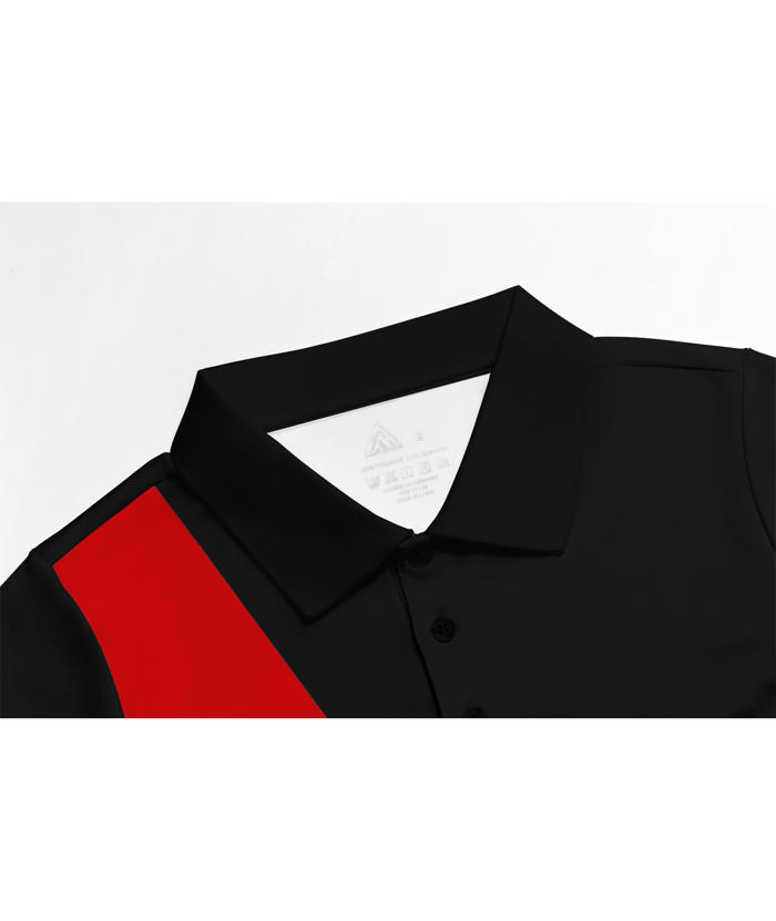 ZITY Kid's Summer Color Block Dri Fit Golf Polo Shirt-CUBPO02402