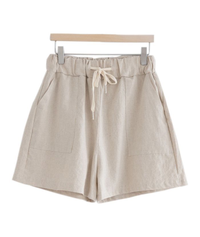 ZITY Women's Elegant Leisure Plus Size Summer Elastic Wide Leg Shorts