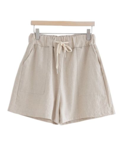 ZITY Women's Elegant Leisure Plus Size Summer Elastic Wide Leg Shorts