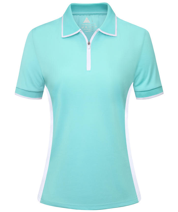 ZITY Women's Dri Fit Quarter Zip Golf Polo ShirtCUWPO01444