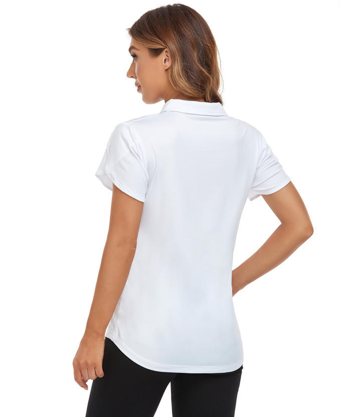 ZITY Women's Quick Dry Slim Fit Golf Polo Shirt-CFWTX00031