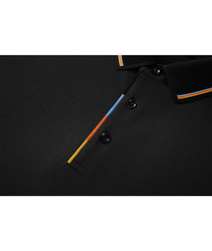 Men's Solid Color Slim Fit Performance Polo Shirt-ZPK007837