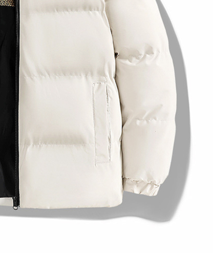 ZITY Men's Casual Full Zip Up Stand Collar Puffer Jacket- DUMFC05561