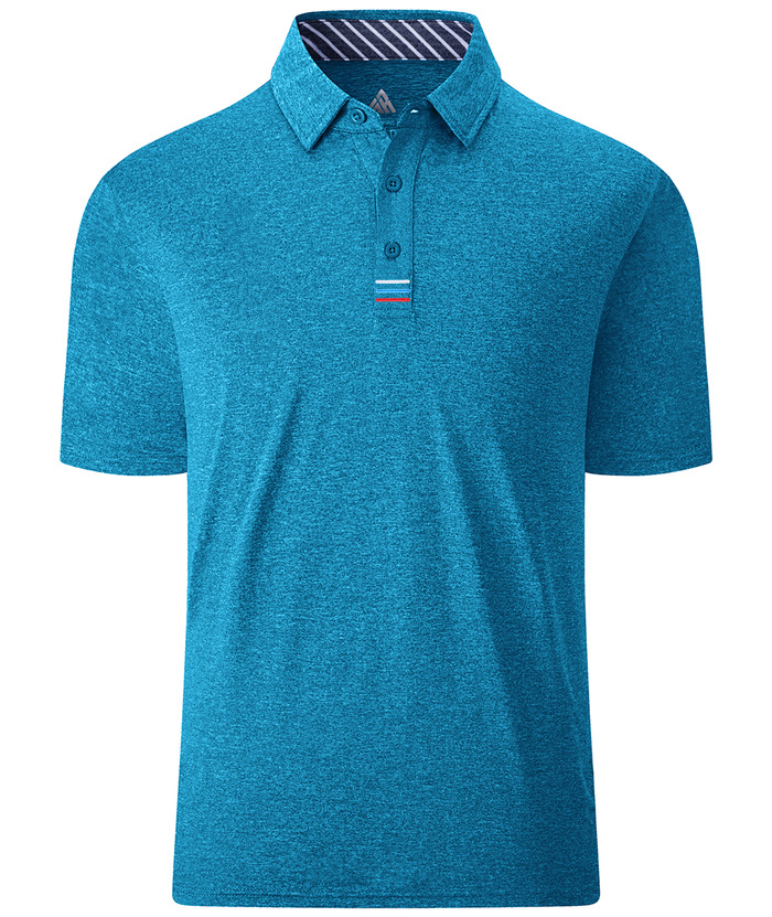 ZITY Men's Golf Sports Polo Short Sleeve Athletic Tennis Shirt-ZPK000671|Zitysports