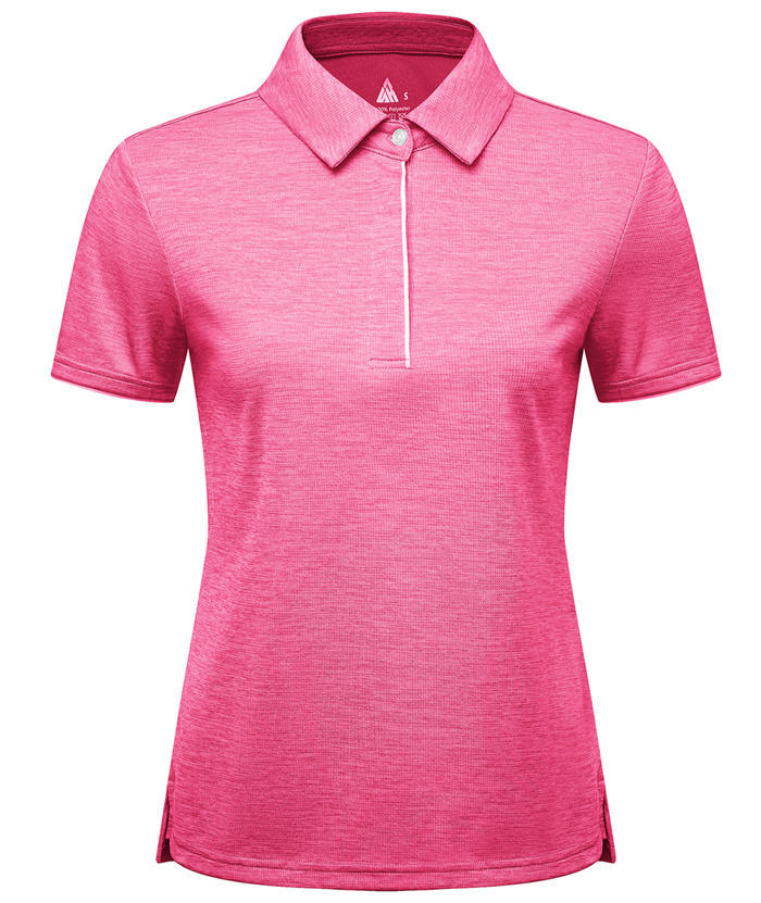 ZITY Women's Solid Color Dti Fit Golf Polo Shirt-CUWPO01364