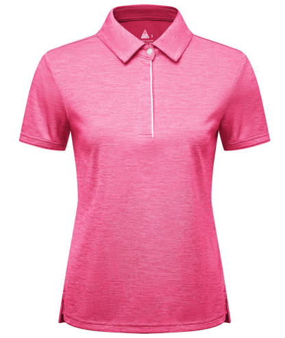 ZITY Women's Solid Color Dti Fit Golf Polo Shirt-CUWPO01364