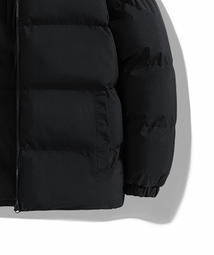 ZITY Men's Casual Full Zip Up Stand Collar Puffer Jacket- DUMFC05561